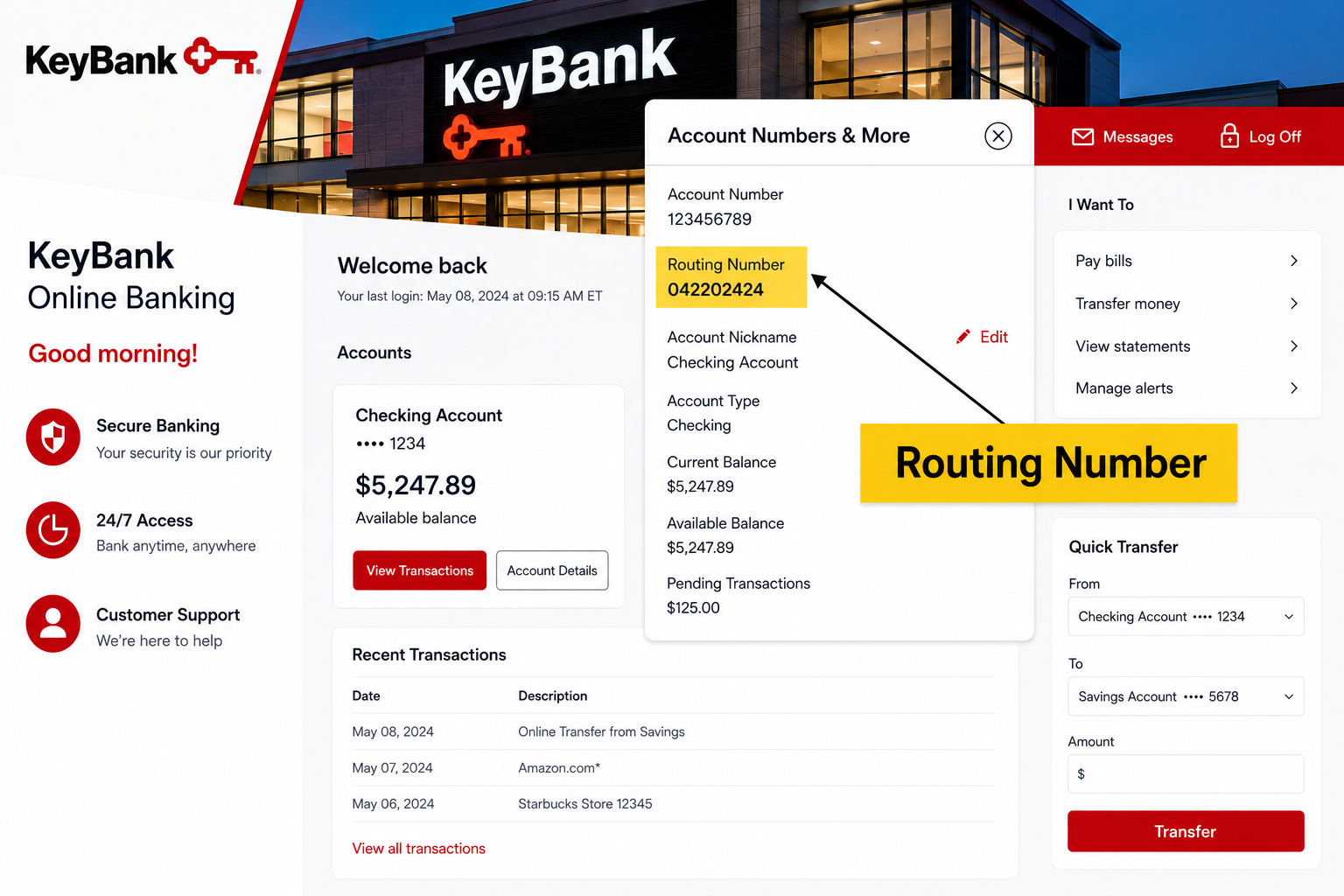 KeyBank Routing Number