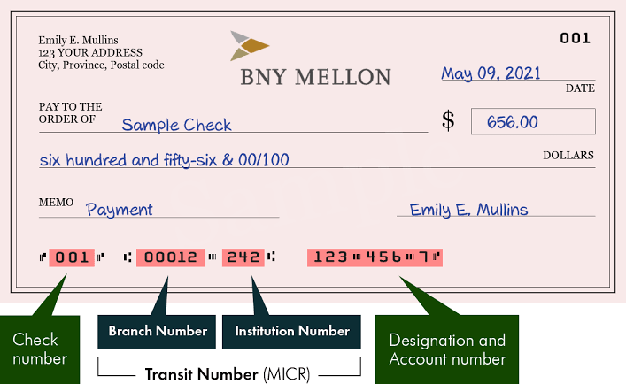 BNY Mellon Routing Number