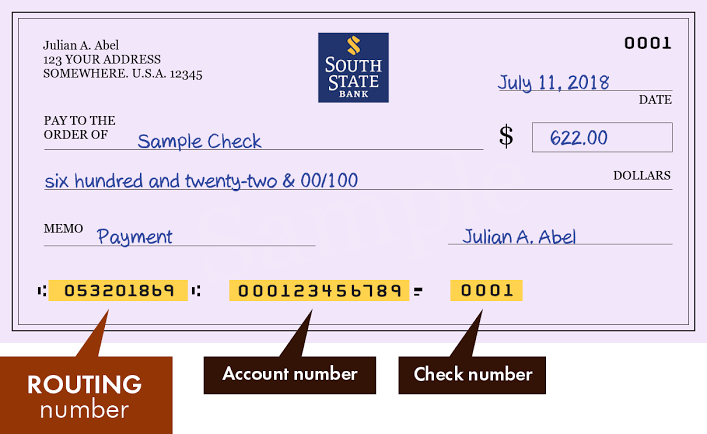 SouthState Bank Routing Number